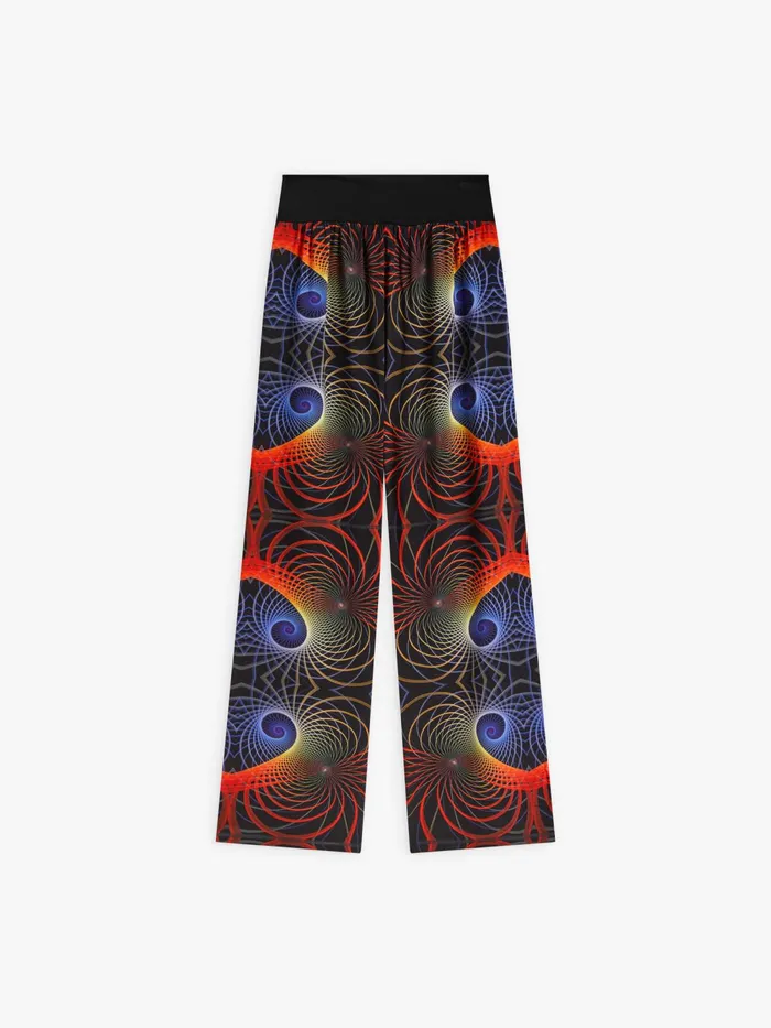Women Agns B Trousers and Jeans Viscose Print Ikon Trousers