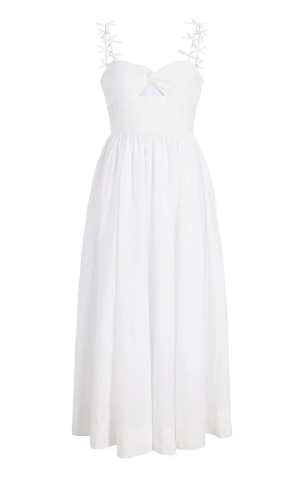 Women Agnes Dress White Cinq Sept Midi