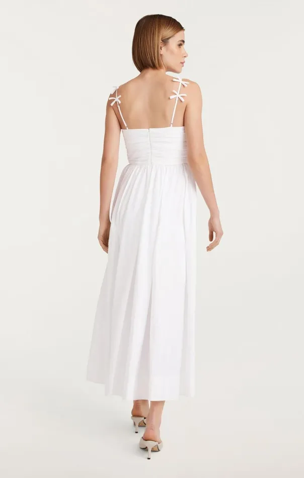 Women Agnes Dress White Cinq Sept Midi