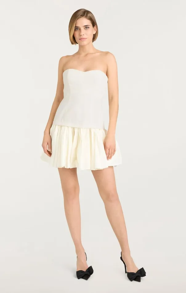 Women Amanda Dress Ivory Cinq Sept Mini