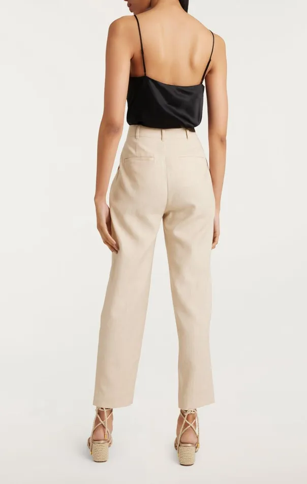 Women Arlene Pant Khaki Cinq Sept Pants