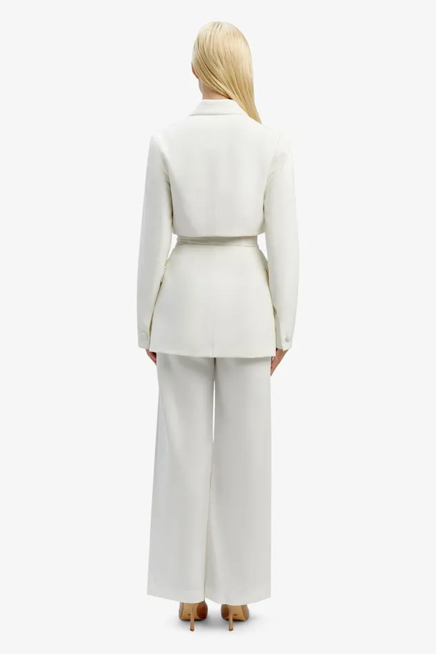 Women Bardot Blazers Cassian Cut Out Blazer In Ivory Ivory Women Bardot Blazers Cassian Cut Out Blazer In Ivory Ivory