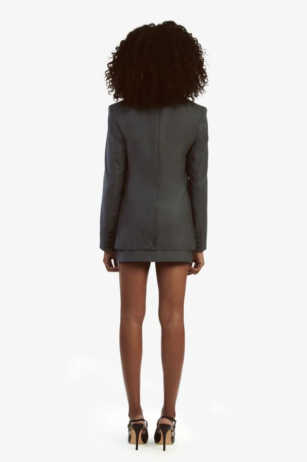 Women Bardot Blazers Maika Fitted Blazer In Dark Grey Dark Grey Women Bardot Blazers Maika Fitted Blazer In Dark Grey Dark Grey