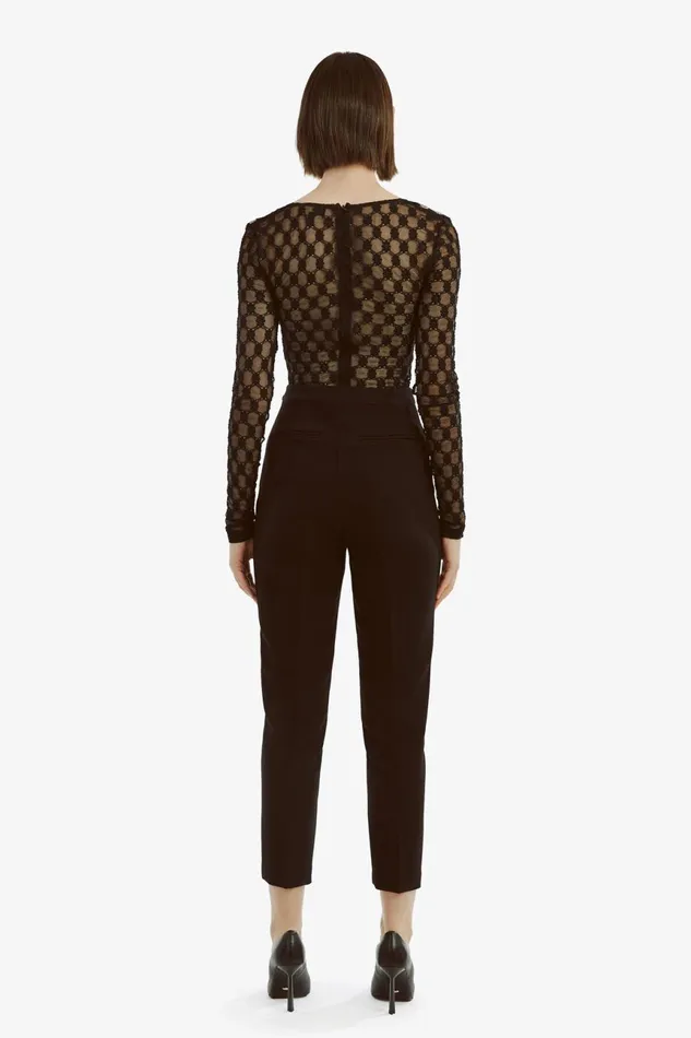 Women Bardot Bodysuits Adoni Long Sleeve Bodysuit In Black Black Women Bardot Bodysuits Adoni Long Sleeve Bodysuit In Black Black