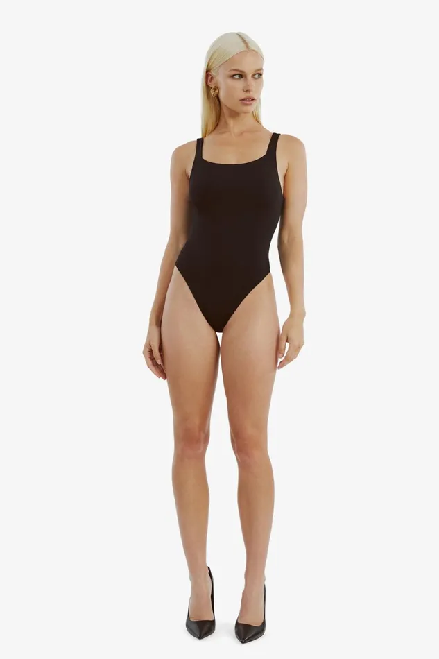 Women Bardot Bodysuits Avely Bodysuit In Black Black Women Bardot Bodysuits Avely Bodysuit In Black Black