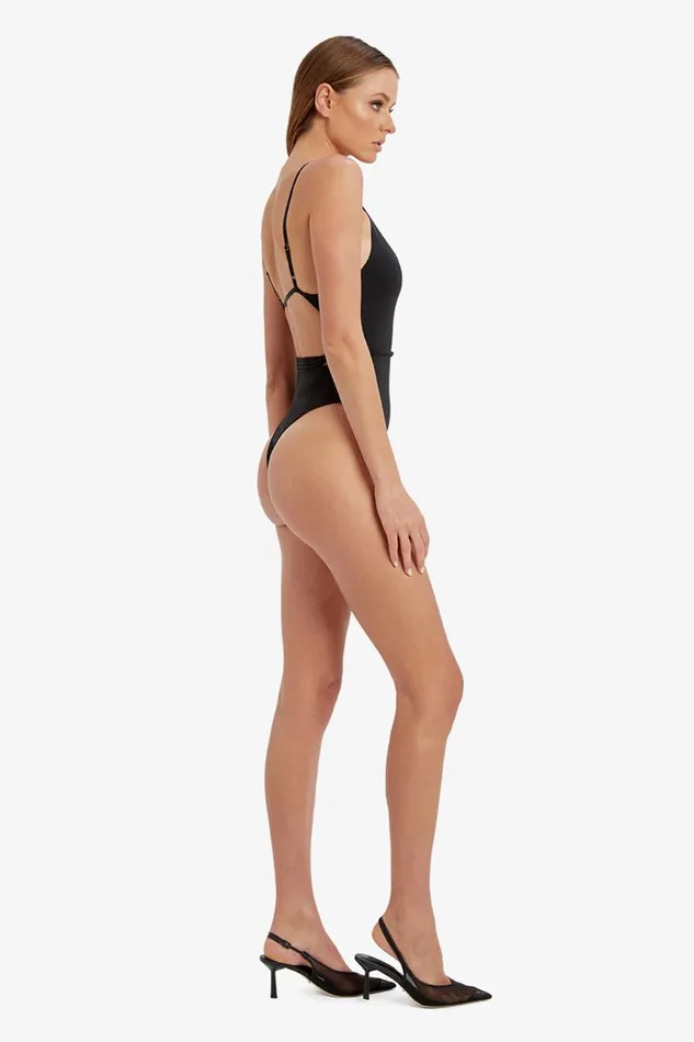 Women Bardot Bodysuits Rena Bodysuit In Black Black Women Bardot Bodysuits Rena Bodysuit In Black Black