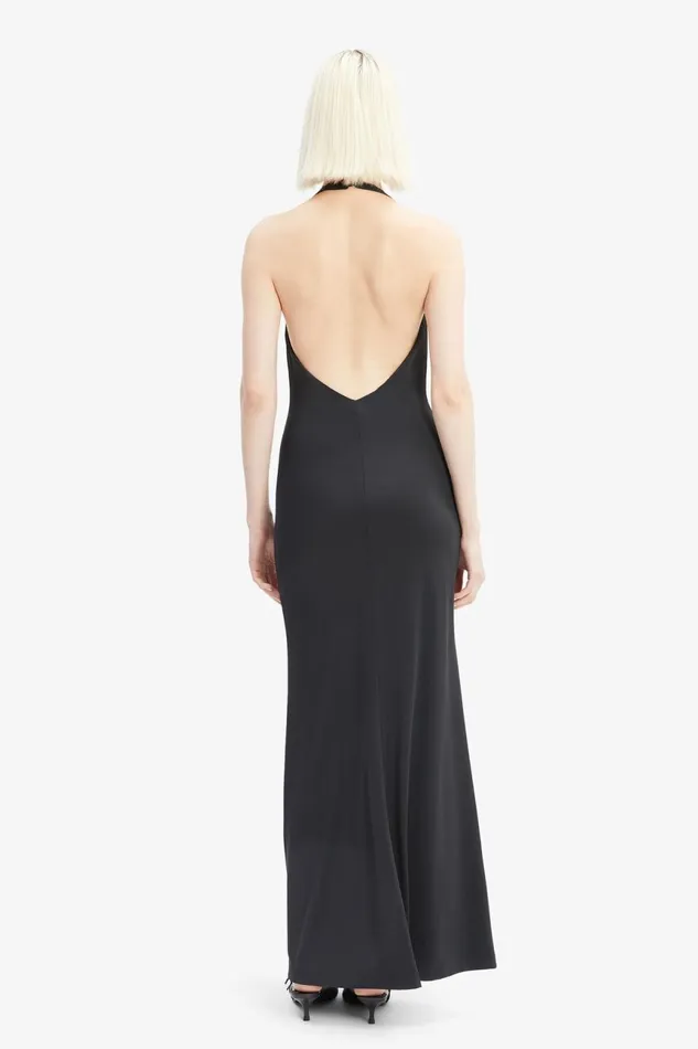 Women Bardot Day To Night Dresses Francine Halter Maxi Dress In Black Black Women Bardot Day To Night Dresses Francine Halter Maxi Dress In Black Black