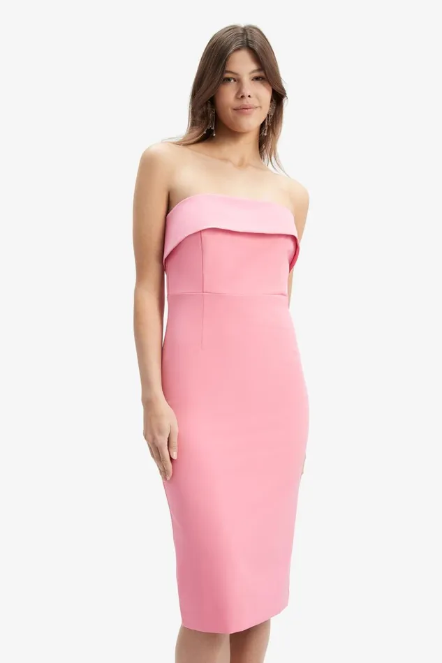 Women Bardot Day To Night Dresses Georgia Dress In Candy Pink Candy Pink Women Bardot Day To Night Dresses Georgia Dress In Candy Pink Candy Pink