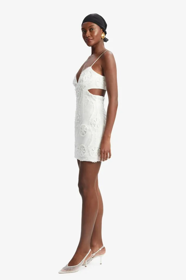 Women Bardot Day To Night Dresses Loressa Lace Mini Dress In Orchid White Orchid White Women Bardot Day To Night Dresses Loressa Lace Mini Dress In Orchid White Orchid White