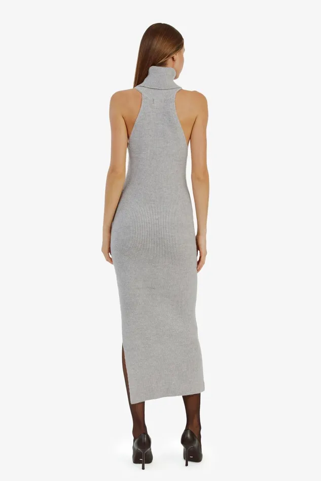 Women Bardot Day To Night Dresses Mariano Knit Maxi Dress In Grey Grey Women Bardot Day To Night Dresses Mariano Knit Maxi Dress In Grey Grey