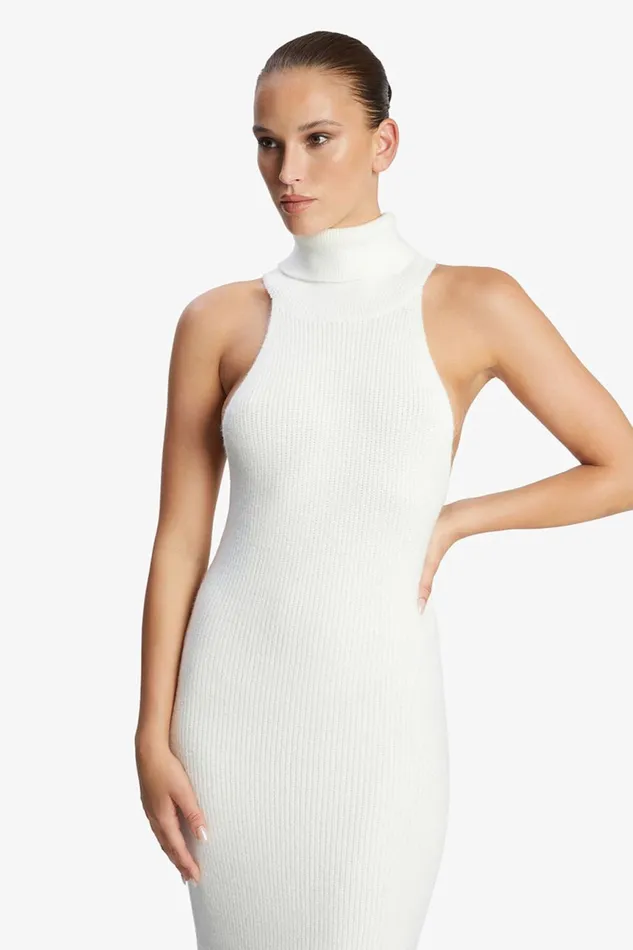 Women Bardot Day To Night Dresses Mariano Knit Maxi Dress In Orchid White Orchid White Women Bardot Day To Night Dresses Mariano Knit Maxi Dress In Orchid White Orchid White