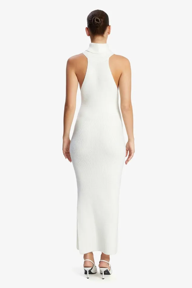 Women Bardot Day To Night Dresses Mariano Knit Maxi Dress In Orchid White Orchid White Women Bardot Day To Night Dresses Mariano Knit Maxi Dress In Orchid White Orchid White