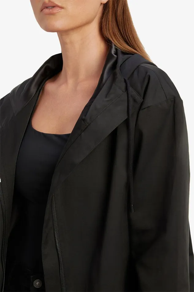 Women Bardot Jackets Astora Hooded Jacket In Black Black