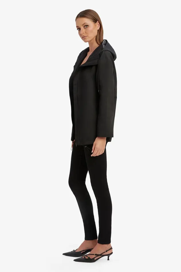Women Bardot Jackets Astora Hooded Jacket In Black Black