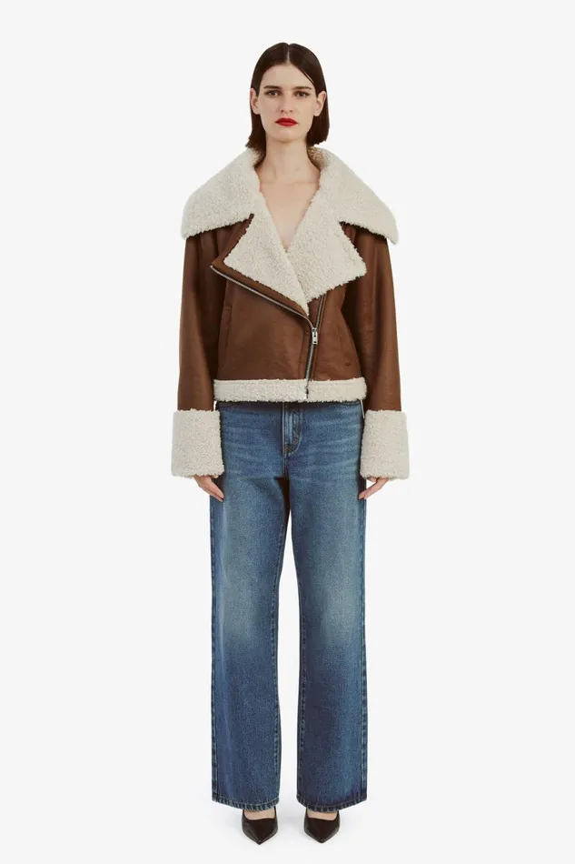 Women Bardot Jackets Finn Vegan Leather Jacket In Chocolate Chocolate Women Bardot Jackets Finn Vegan Leather Jacket In Chocolate Chocolate