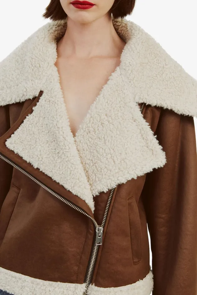 Women Bardot Jackets Finn Vegan Leather Jacket In Chocolate Chocolate Women Bardot Jackets Finn Vegan Leather Jacket In Chocolate Chocolate