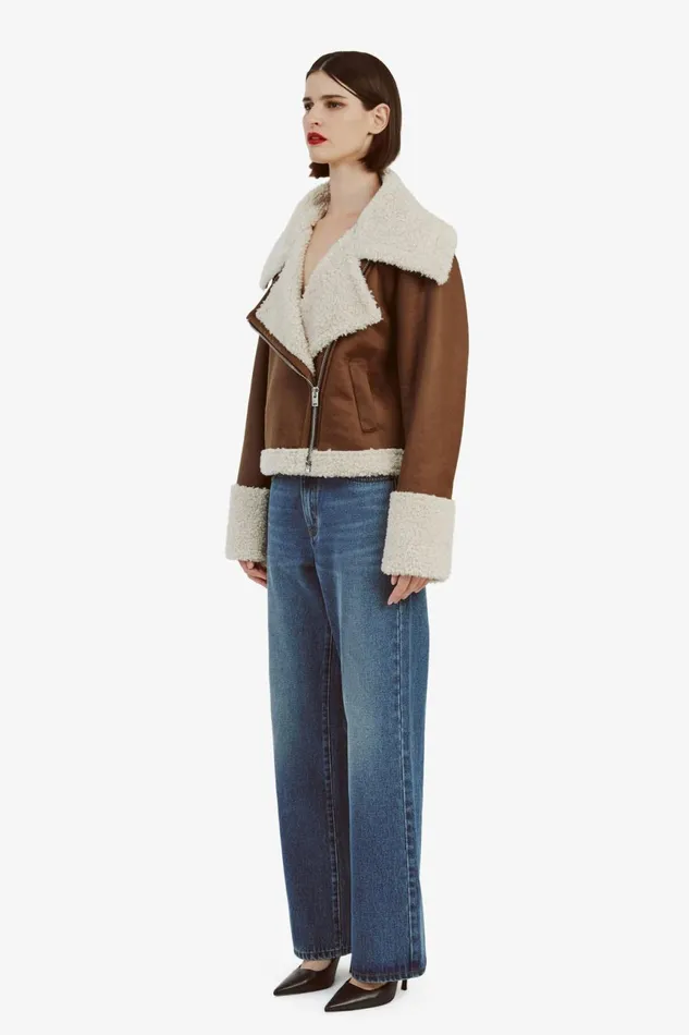 Women Bardot Jackets Finn Vegan Leather Jacket In Chocolate Chocolate Women Bardot Jackets Finn Vegan Leather Jacket In Chocolate Chocolate