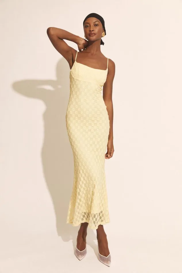 Women Bardot Occasion Dresses Adoni Mesh Midi Dress In Canary Yellow Canary Yellow Women Bardot Occasion Dresses Adoni Mesh Midi Dress In Canary Yellow Canary Yellow