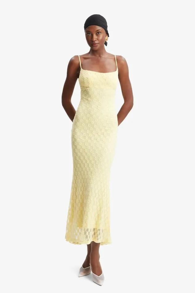 Women Bardot Occasion Dresses Adoni Mesh Midi Dress In Canary Yellow Canary Yellow Women Bardot Occasion Dresses Adoni Mesh Midi Dress In Canary Yellow Canary Yellow