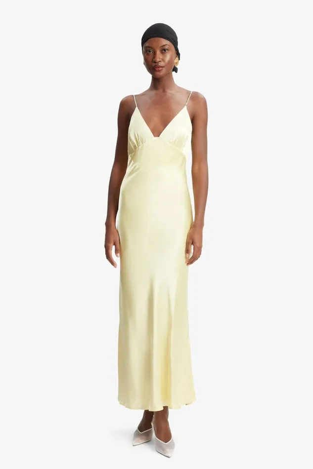 Women Bardot Occasion Dresses Capri Diamonte Slip Dress In Canary Yellow Canary Yellow Women Bardot Occasion Dresses Capri Diamonte Slip Dress In Canary Yellow Canary Yellow
