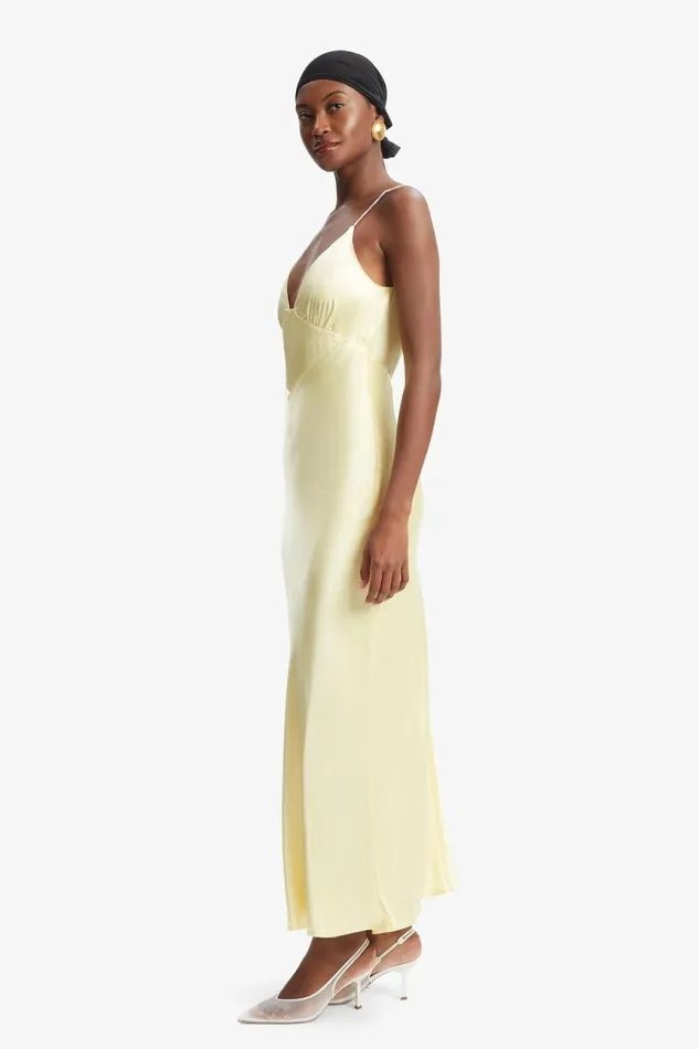 Women Bardot Occasion Dresses Capri Diamonte Slip Dress In Canary Yellow Canary Yellow Women Bardot Occasion Dresses Capri Diamonte Slip Dress In Canary Yellow Canary Yellow