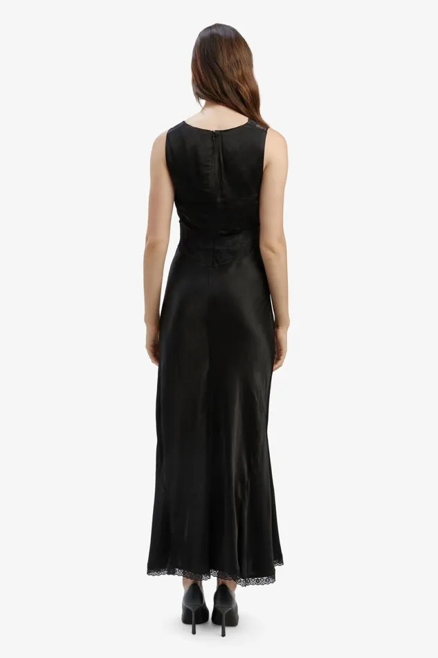 Women Bardot Occasion Dresses Mendez Slip Dress In Black Black Women Bardot Occasion Dresses Mendez Slip Dress In Black Black