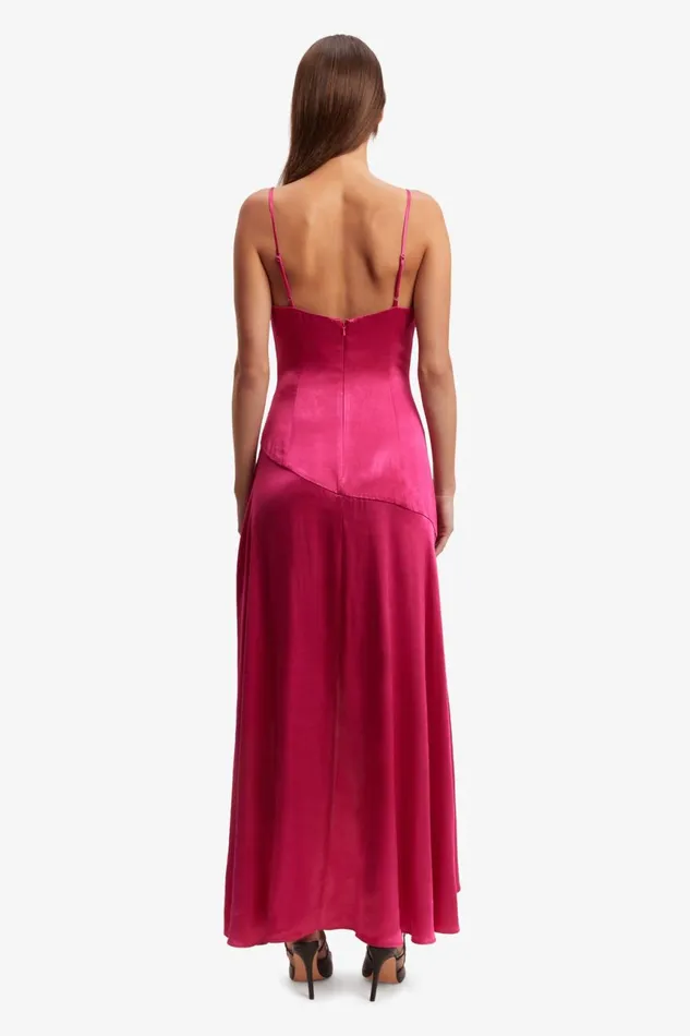 Women Bardot Occasion Dresses Sorella Midi Dress In Magenta Magenta Women Bardot Occasion Dresses Sorella Midi Dress In Magenta Magenta