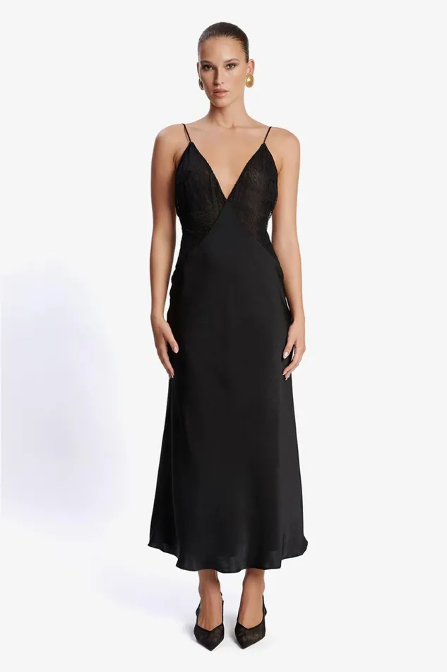 Women Bardot Occasion Dresses Vivianna Maxi Dress In Black Black Women Bardot Occasion Dresses Vivianna Maxi Dress In Black Black