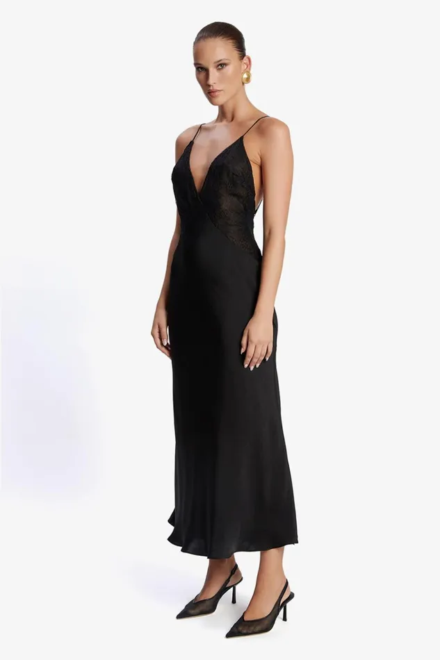 Women Bardot Occasion Dresses Vivianna Maxi Dress In Black Black Women Bardot Occasion Dresses Vivianna Maxi Dress In Black Black