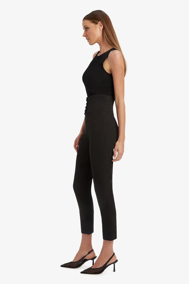 Women Bardot Pants Corset Pant In Black Black Women Bardot Pants Corset Pant In Black Black