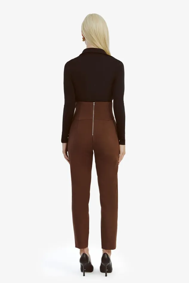 Women Bardot Pants Corset Pant In Chocolate Chocolate Women Bardot Pants Corset Pant In Chocolate Chocolate