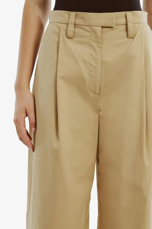 Women Bardot Pants Faith Relaxed Pant In Beige Beige Women Bardot Pants Faith Relaxed Pant In Beige Beige