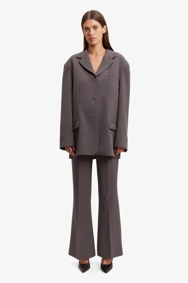 Women Bardot Pants Halifax Slim Flare Pant In Charcoal Charcoal Women Bardot Pants Halifax Slim Flare Pant In Charcoal Charcoal