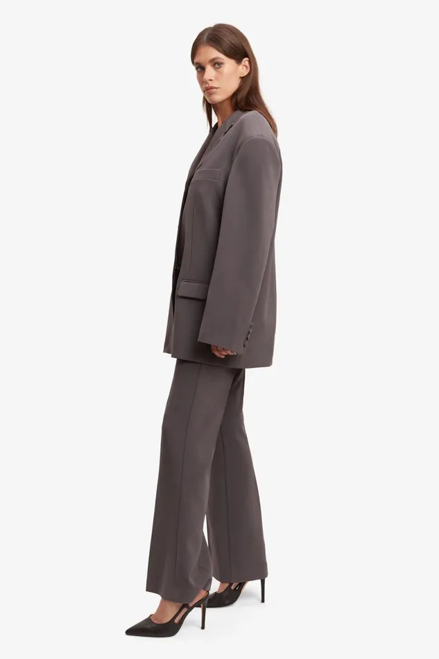 Women Bardot Pants Halifax Slim Flare Pant In Charcoal Charcoal Women Bardot Pants Halifax Slim Flare Pant In Charcoal Charcoal