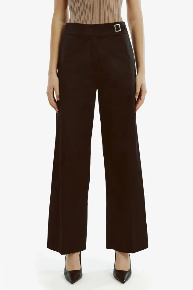 Women Bardot Pants Ilaria Straight Leg Pant In Black Black Women Bardot Pants Ilaria Straight Leg Pant In Black Black