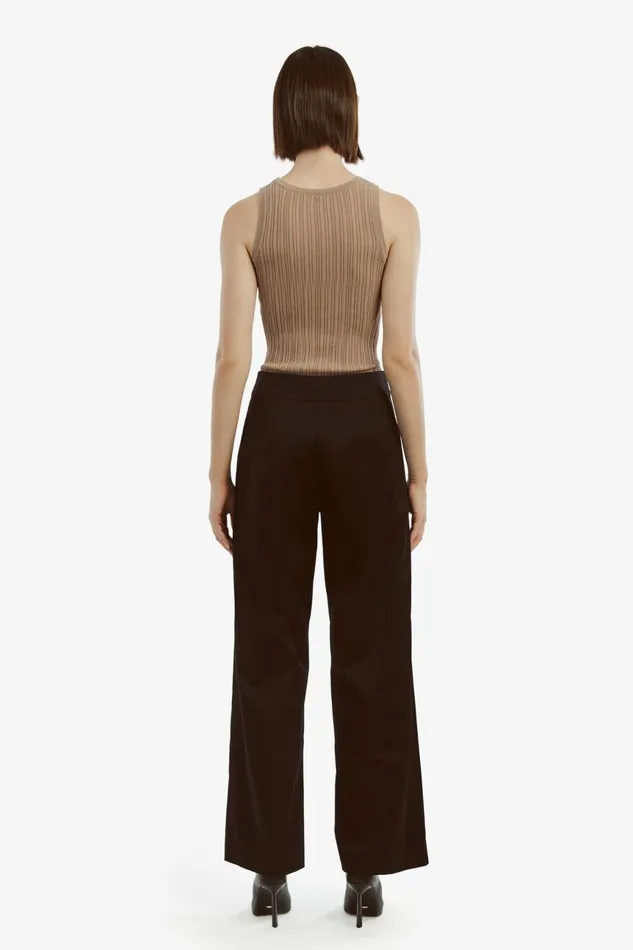 Women Bardot Pants Ilaria Straight Leg Pant In Black Black Women Bardot Pants Ilaria Straight Leg Pant In Black Black