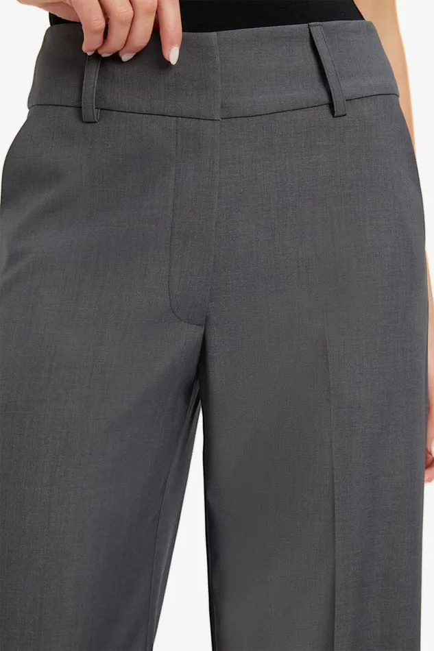 Women Bardot Pants Maika Straight Leg Pant In Dark Grey Dark Grey Women Bardot Pants Maika Straight Leg Pant In Dark Grey Dark Grey