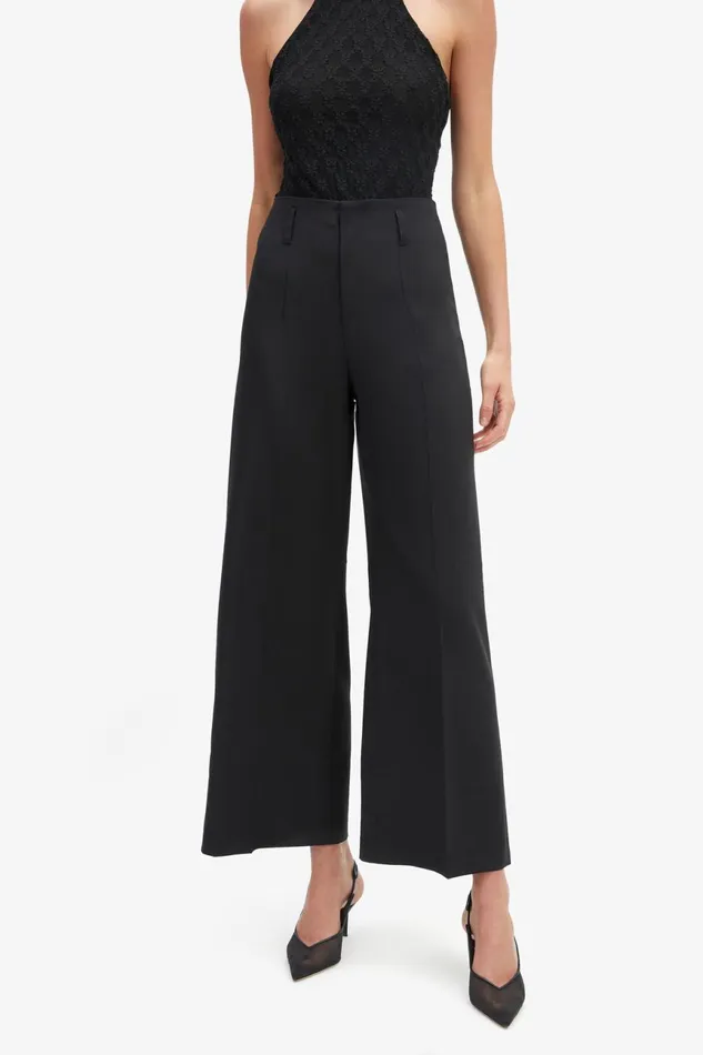 Women Bardot Pants Marla High Rise Pant In Black Black Women Bardot Pants Marla High Rise Pant In Black Black