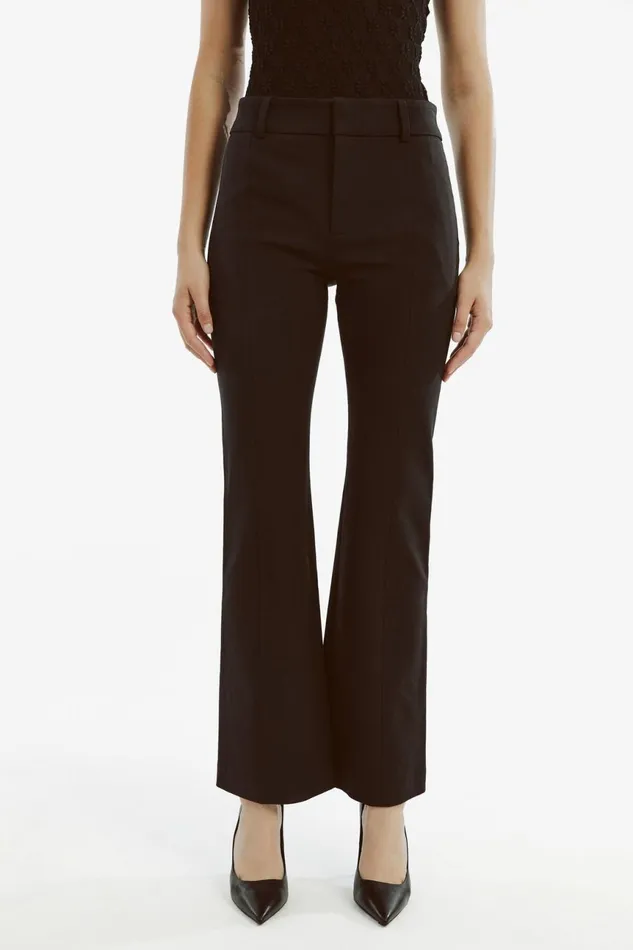 Women Bardot Pants Nella Bootleg Pant In Black Black Women Bardot Pants Nella Bootleg Pant In Black Black