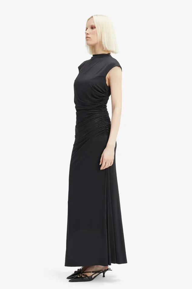 Women Bardot Party Dresses Emery Cut Out Maxi Dress In Black Black Women Bardot Party Dresses Emery Cut Out Maxi Dress In Black Black