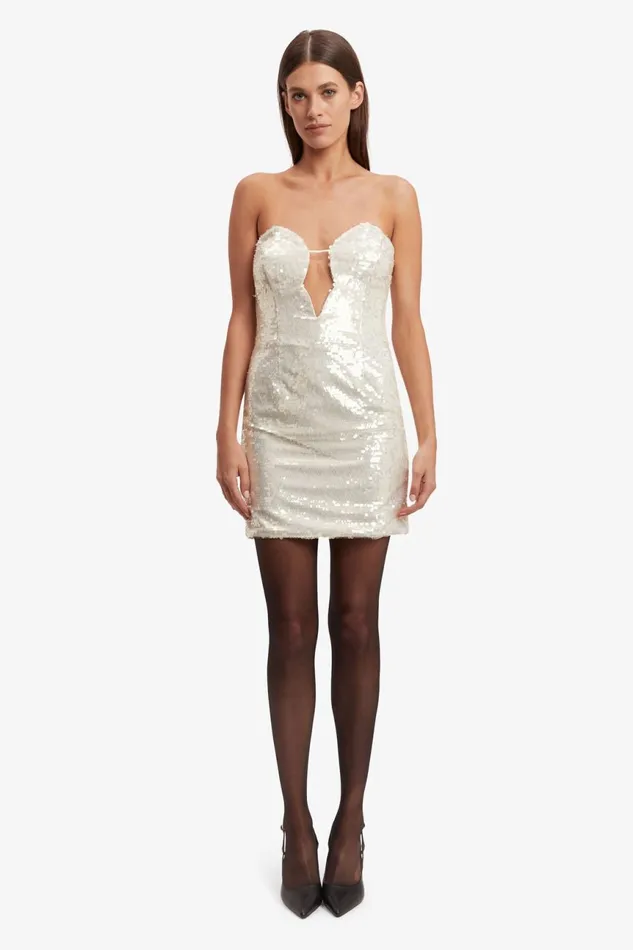 Women Bardot Party Dresses Jinxa Sequin Mini Dress In Nude Sqn Nude Sqn Women Bardot Party Dresses Jinxa Sequin Mini Dress In Nude Sqn Nude Sqn