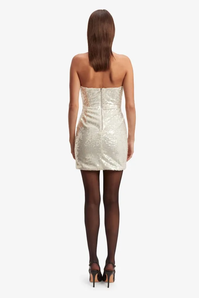 Women Bardot Party Dresses Jinxa Sequin Mini Dress In Nude Sqn Nude Sqn Women Bardot Party Dresses Jinxa Sequin Mini Dress In Nude Sqn Nude Sqn