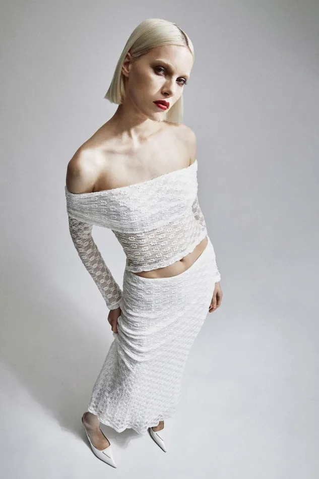Women Bardot Party Tops Adoni Off The Shoulder Top In Orchid White Orchid White Women Bardot Party Tops Adoni Off The Shoulder Top In Orchid White Orchid White