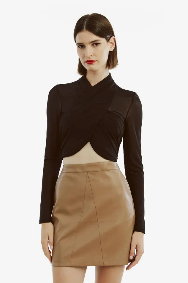 Women Bardot Shirts and Blouses Aliyah Top In Black Black