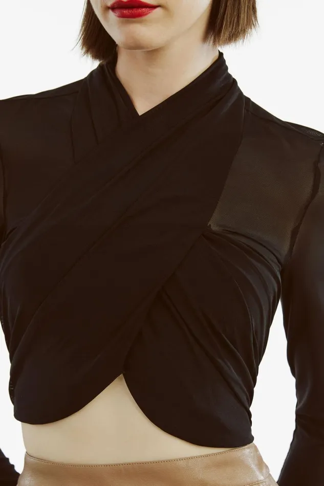 Women Bardot Shirts and Blouses Aliyah Top In Black Black