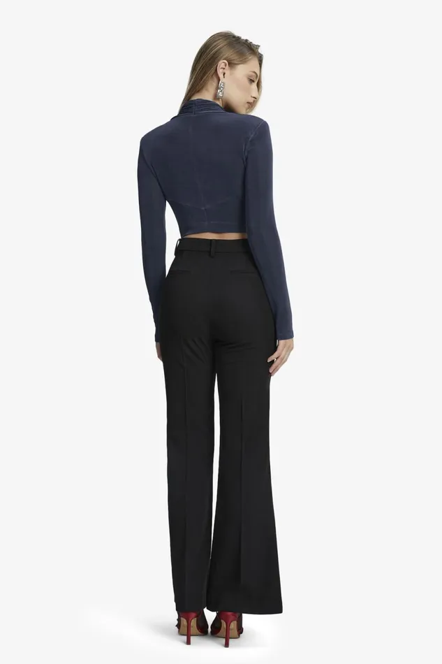 Women Bardot Shirts and Blouses Aliyah Top In Navy Navy Women Bardot Shirts and Blouses Aliyah Top In Navy Navy