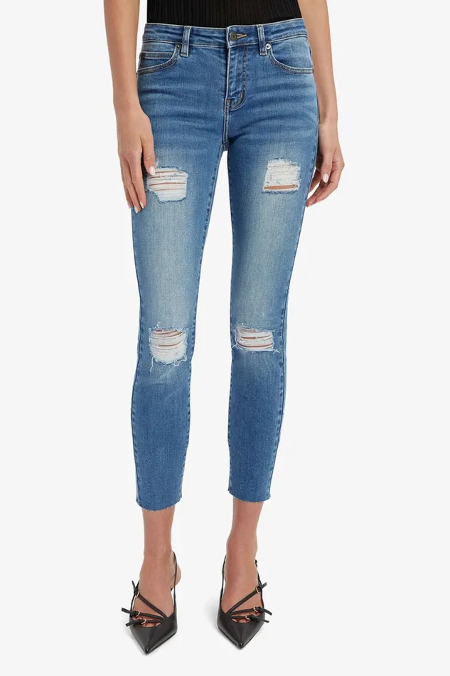 Women Bardot Skinny Jean Kate Trashed Hipster Jeans In Dark Vintage Dark Vintage Women Bardot Skinny Jean Kate Trashed Hipster Jeans In Dark Vintage Dark Vintage
