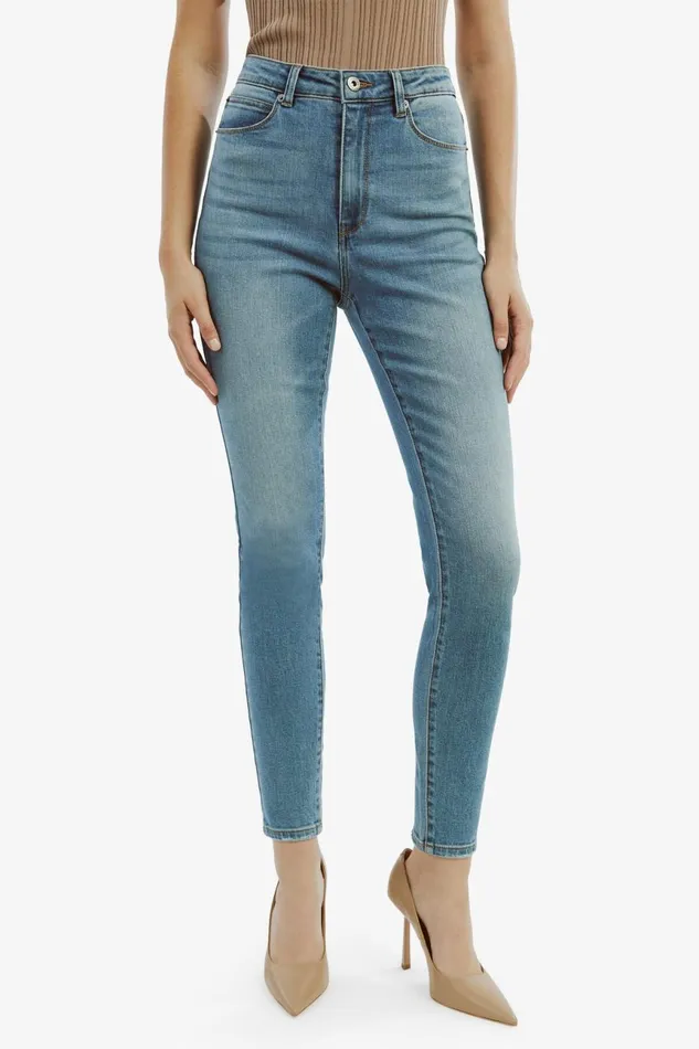 Women Bardot Skinny Jean Khloe Hi Jeans In Dark Denim Dark Denim Women Bardot Skinny Jean Khloe Hi Jeans In Dark Denim Dark Denim