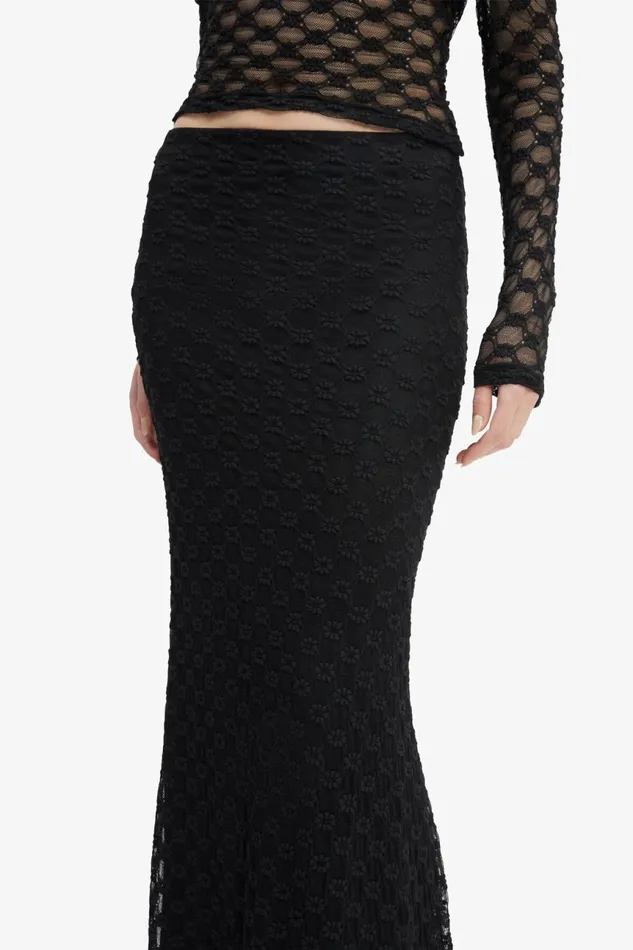 Women Bardot Skirts Adoni Mid Rise Maxi Skirt In Black Black Women Bardot Skirts Adoni Mid Rise Maxi Skirt In Black Black