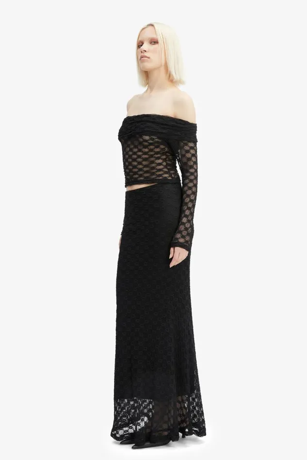 Women Bardot Skirts Adoni Mid Rise Maxi Skirt In Black Black Women Bardot Skirts Adoni Mid Rise Maxi Skirt In Black Black